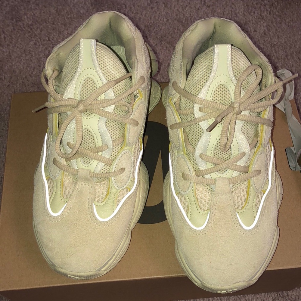 Super moon yellow yeezy 500